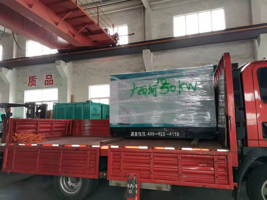 Guangxi customers purchase 50KW, 100KW low-noise generator sets for delivery