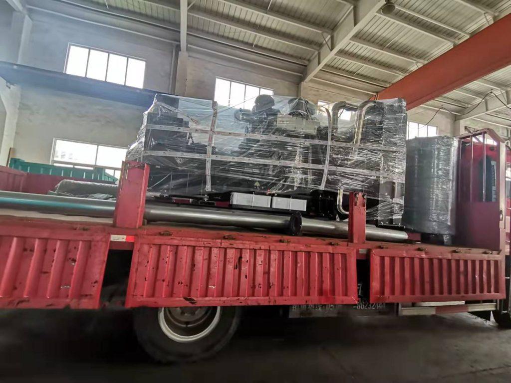 Nantong customer purchased a 640KW Shangchai generator set for delivery