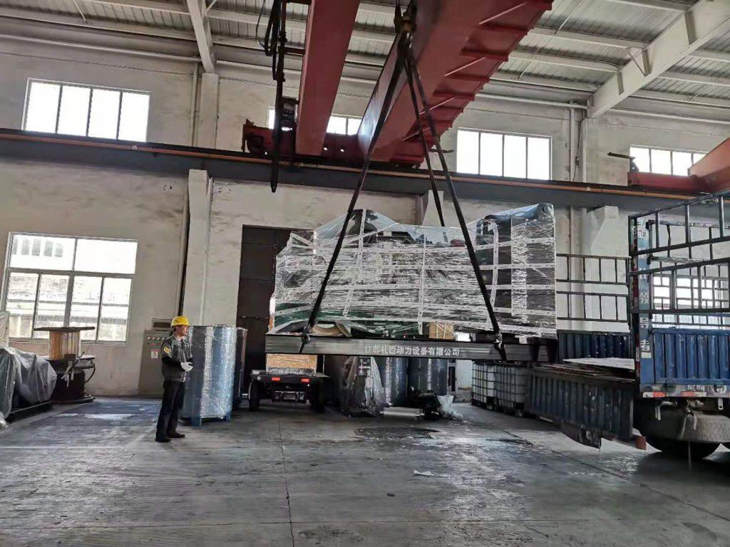 Yantai customer purchased a 500KW Cummins delivery site real shot